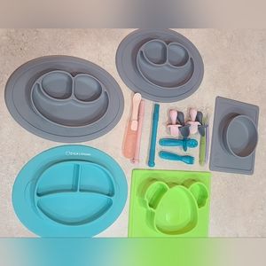 Silicone Plate Bundle - EZ PZ, Nuby, and Evla's Kitchen